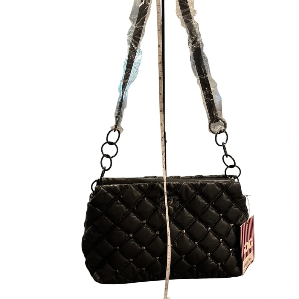 Gilda Paris Quilted Black‎ Shoulder Bag